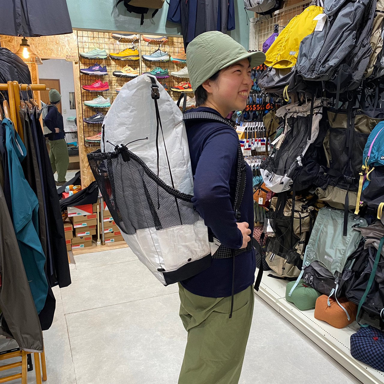 Big Step Pack(最大47L/超軽量/別注雪山登山対応ver.)【ZIMMER BUILT】