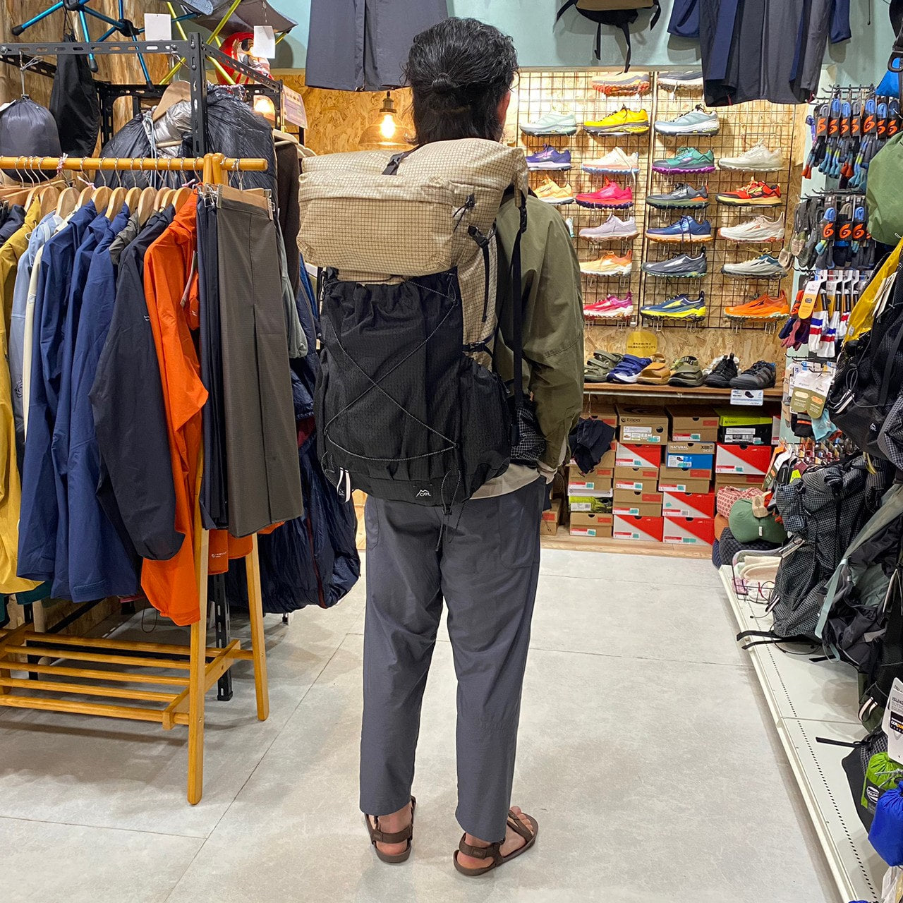 BAEKDU 2 b-grid〈HIP BELT別売り〉(55L/耐荷重15㎏/テント泊におすすめ)【CAYL】