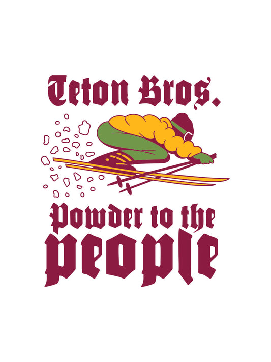 Powder To The People L/S Tee Men's(コットンみたいな肌触り/ポリエステル100%)【Teton Bros.】※旧製品の為、30%OFF