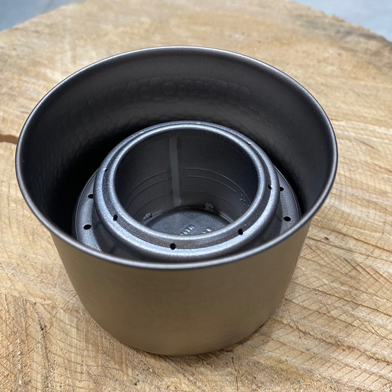 Ti SOLO pot NH(76g/ハンドル無/チタン/550ml)【EVERNEW】★販売店舗限定モデル
