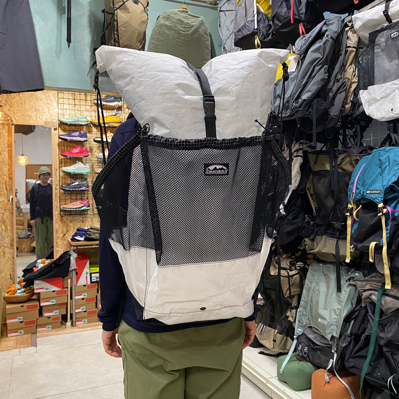 Big Step Pack(最大47L/超軽量/別注雪山登山対応ver.)【ZIMMER BUILT】