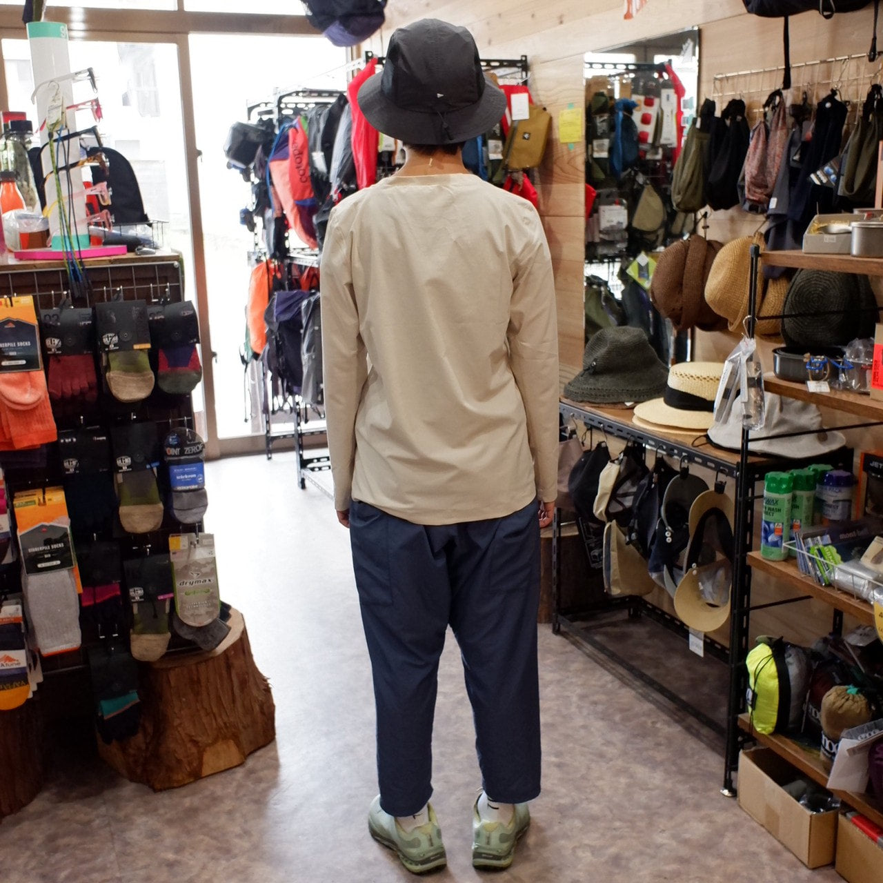 W's Cover Crew(吸水速乾/シルクのような肌触り)【HOUDINI】