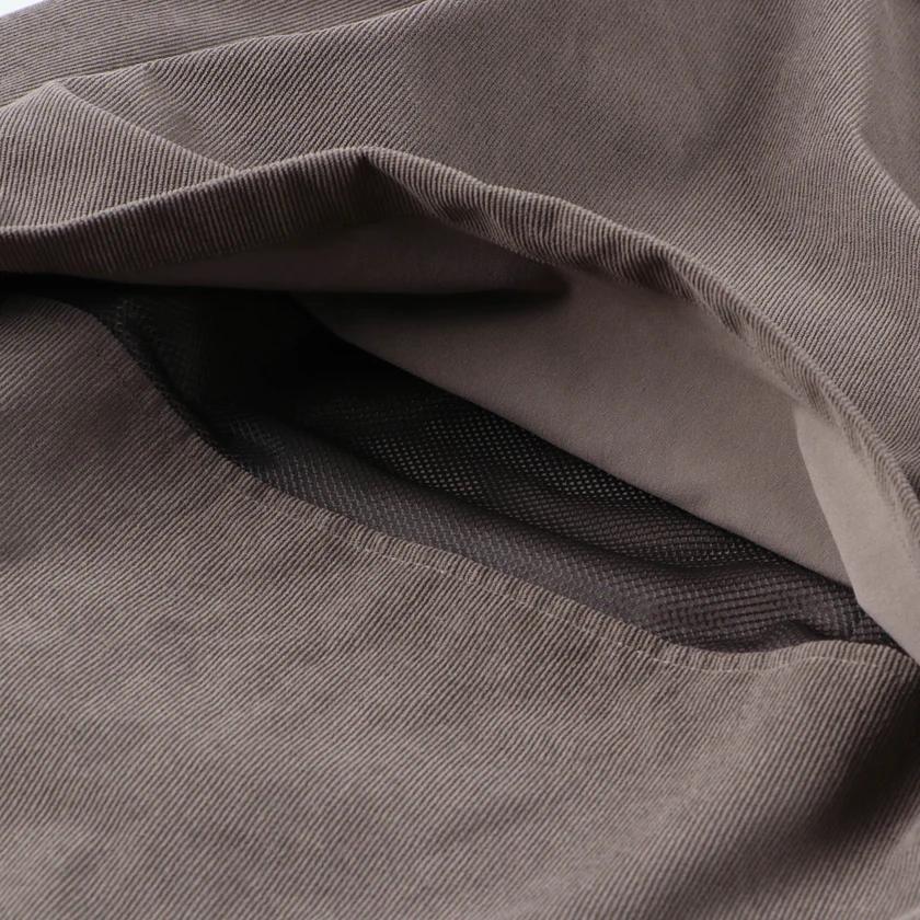 HIKE&BIKE CAVE CORDUROY BIG SHIRT【PAPEASKY】