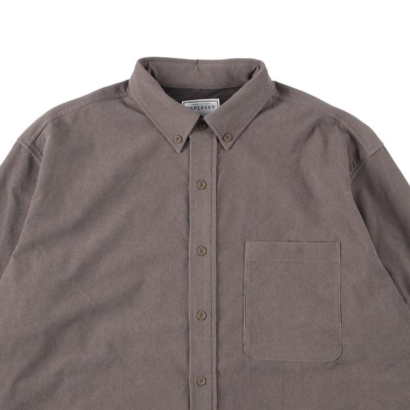HIKE&BIKE CAVE CORDUROY BIG SHIRT【PAPEASKY】