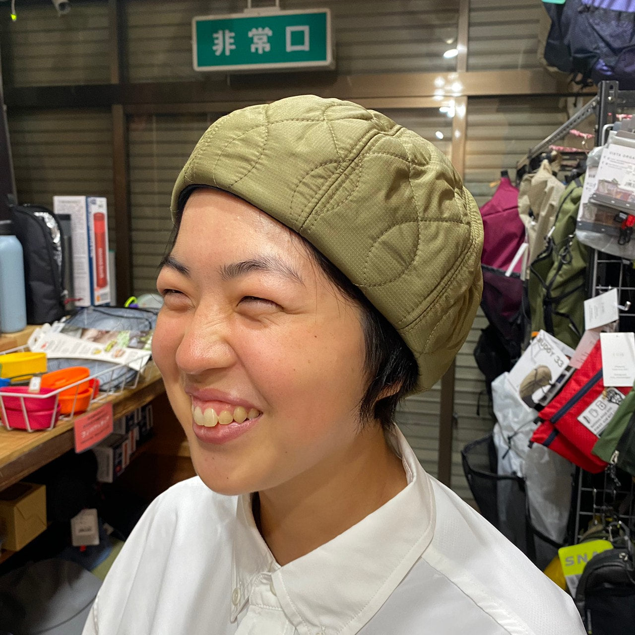 Flutter Beret(裏地フリース)【halo commodity】