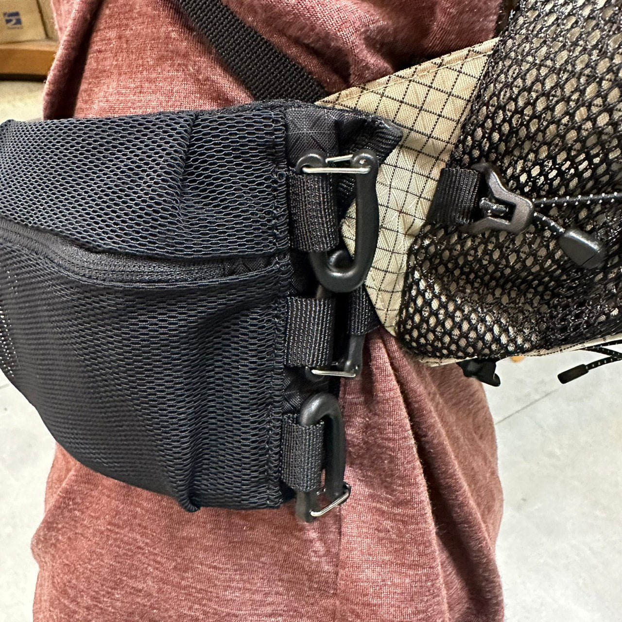 gaya Roll Top Grid Mesh(日帰り登山にちょうどいい/メッシュポケット/18~22ℓ)【CAYL】