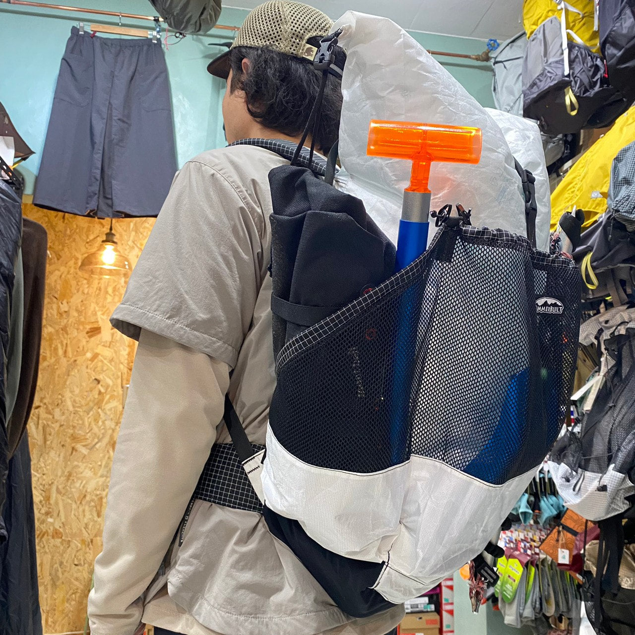 Big Step Pack(最大47L/超軽量/別注雪山登山対応ver.)【ZIMMER BUILT】