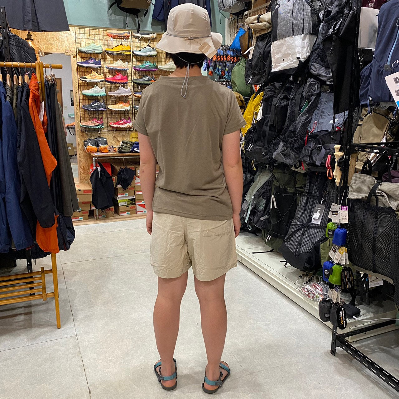 TRACK SHORT(裾広めでとにかく涼しい/足上げノンストレス/男女兼用)【BURLAP OUTFITTER】