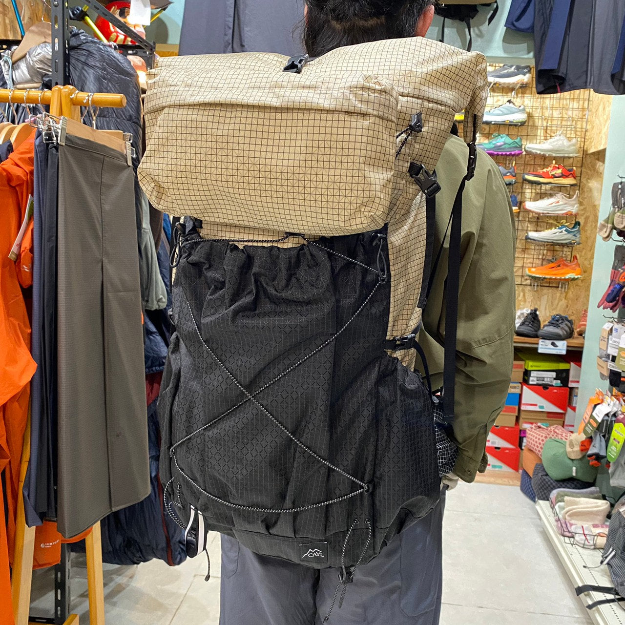 BAEKDU 2 b-grid〈HIP BELT別売り〉(55L/耐荷重15㎏/テント泊におすすめ)【CAYL】
