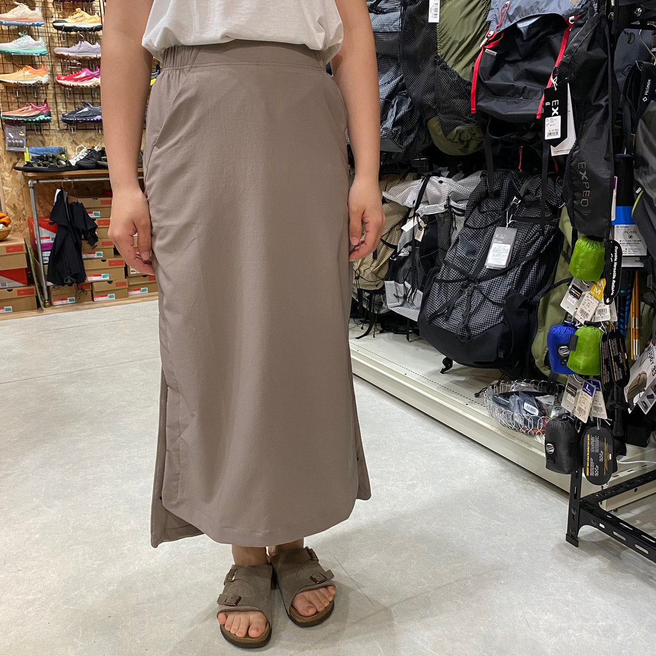 Ws Walkabout Skirt（ストレッチ/速乾/旅行・温泉後に