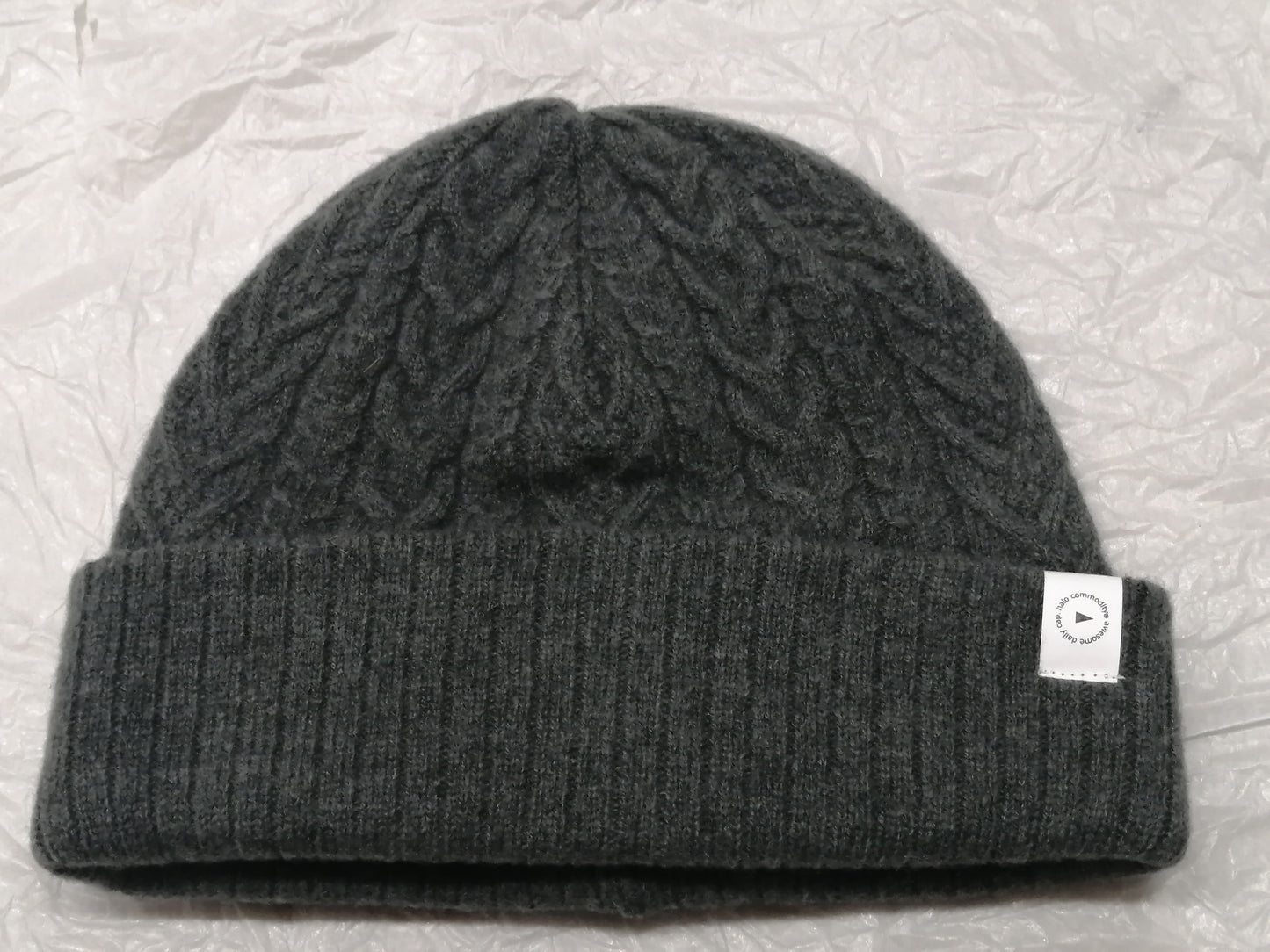 Stratus Cable Watch (裏表で異なる編地のリバーシブルニット帽)【halo commodity】