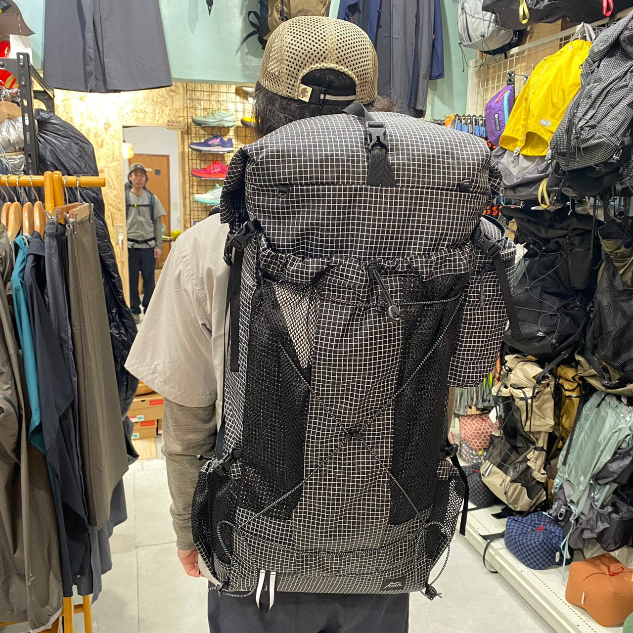 TAE BAEK 2 GRID ≪HIP BELT別売り≫(45L/軽量/フレームあり)【CAYL】