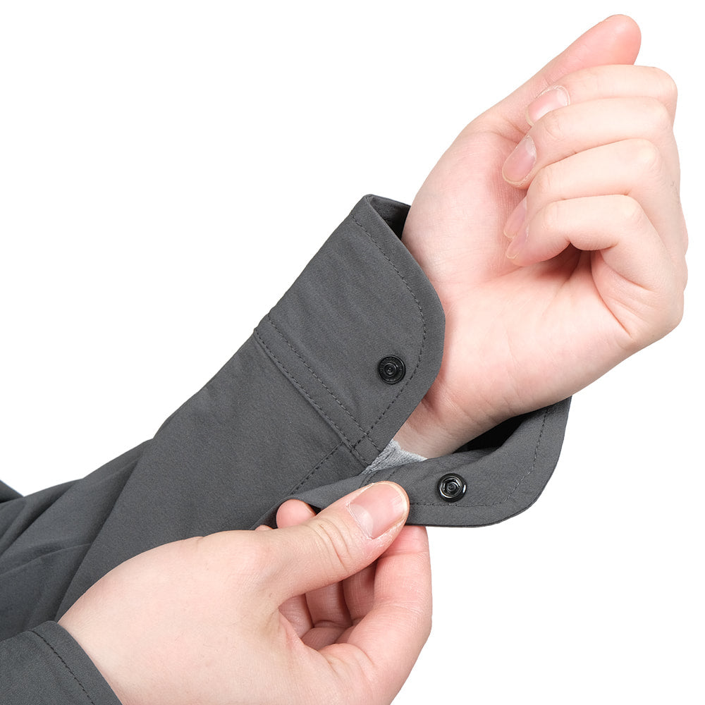 ソフトシェルのショートカラーシャツ(秋冬春)【AXESQUIN ELEMENTS】 ★旧製品の為、30%OFF