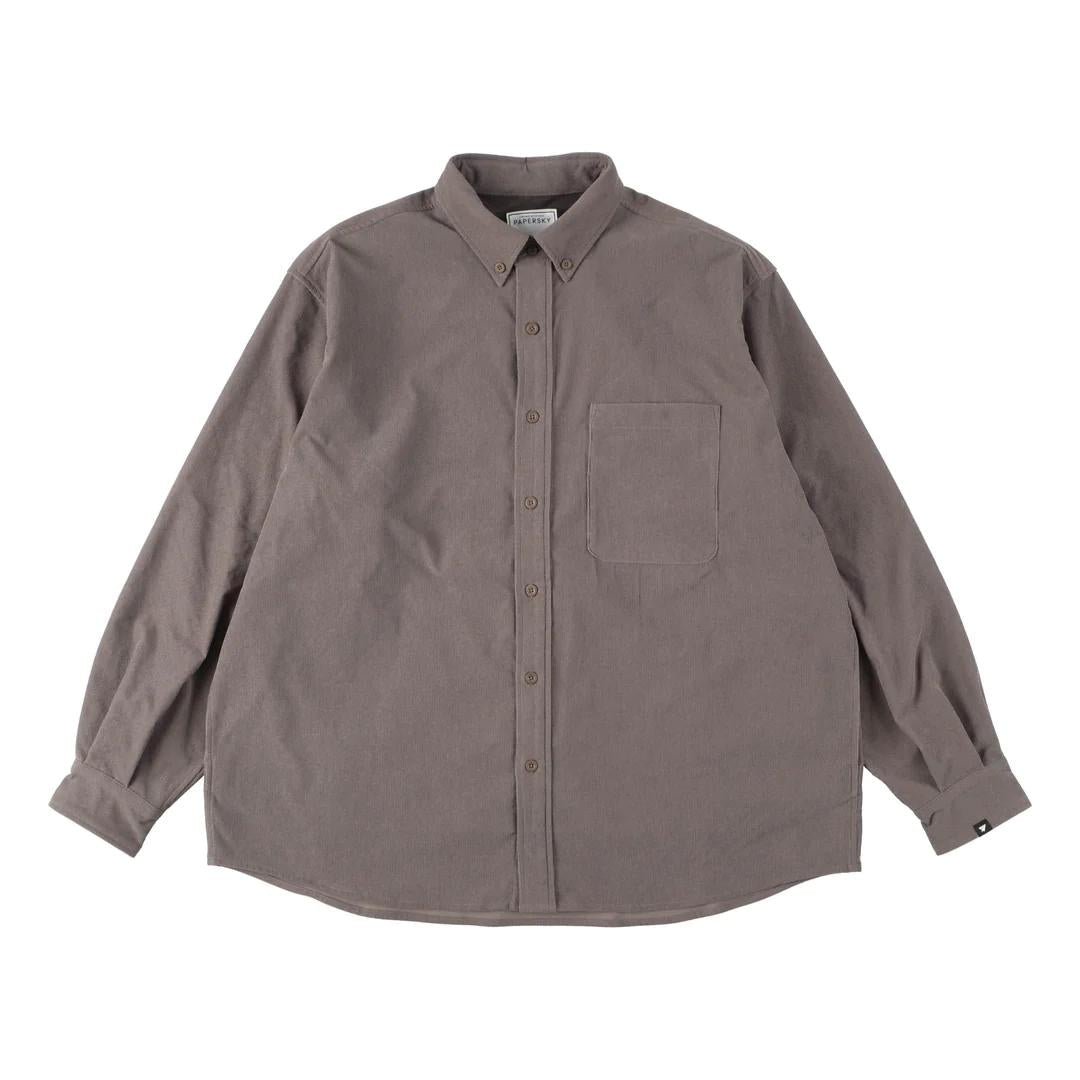 HIKE&BIKE CAVE CORDUROY BIG SHIRT【PAPEASKY】