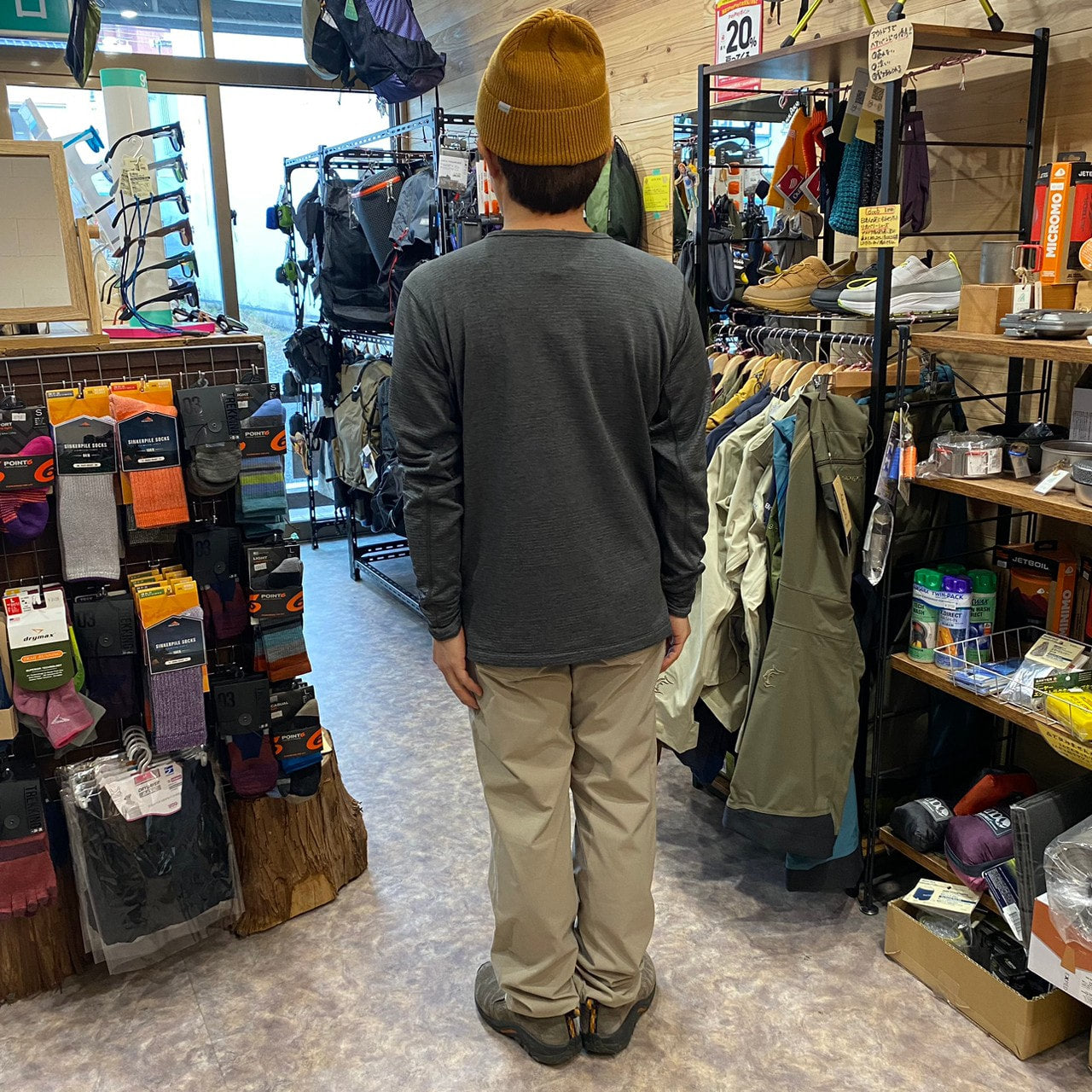 Graphene Crew Mens(薄くてあたたかいフリース/クルーネック)【Teton Bros.】
