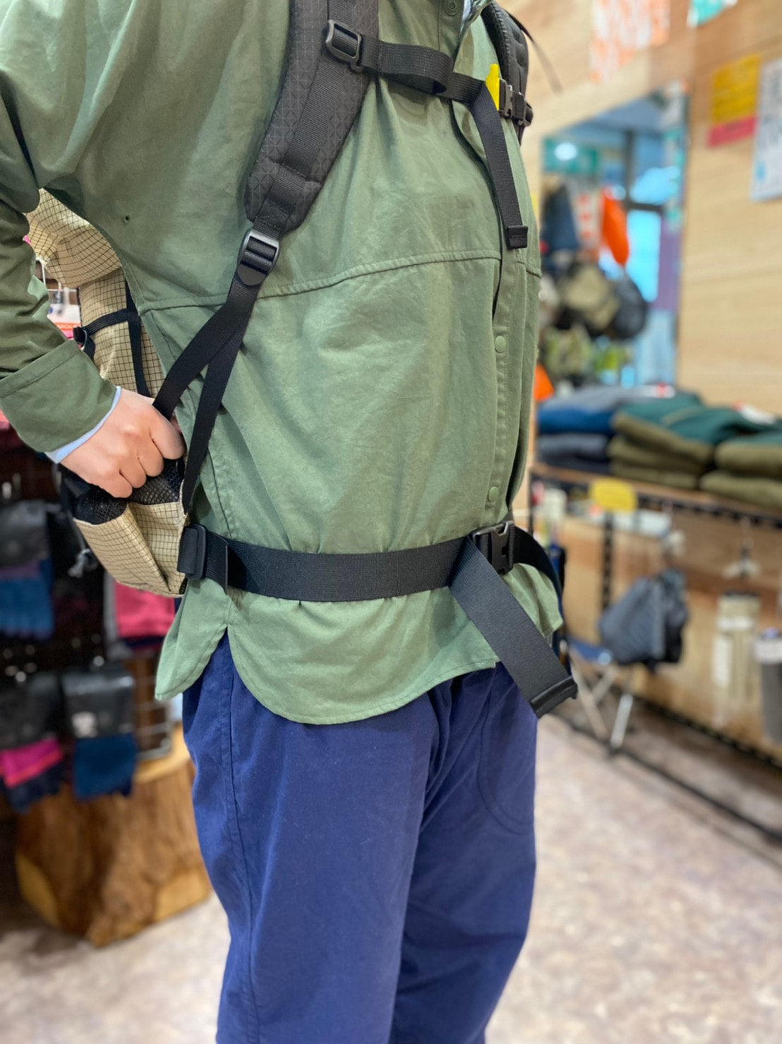 TAE BAEK 2 B-GRID ≪HIP BELT別売り≫(45L/軽量/フレームあり)【CAYL】