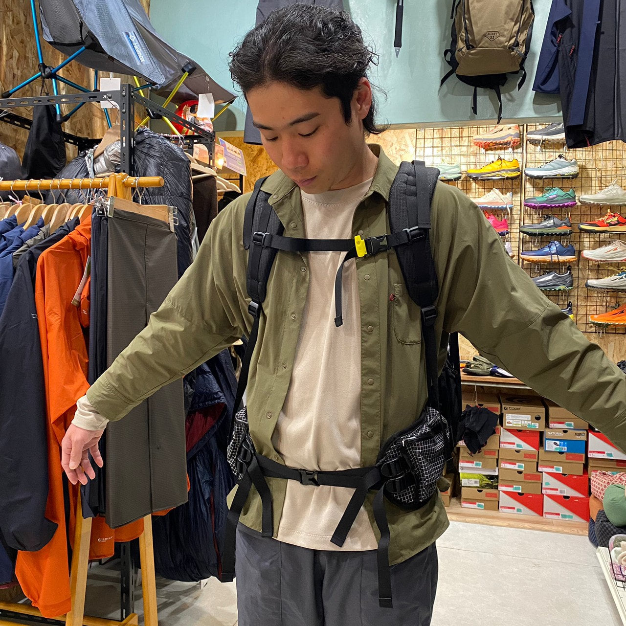 BAEKDU 2 b-grid〈HIP BELT別売り〉(55L/耐荷重15㎏/テント泊におすすめ)【CAYL】