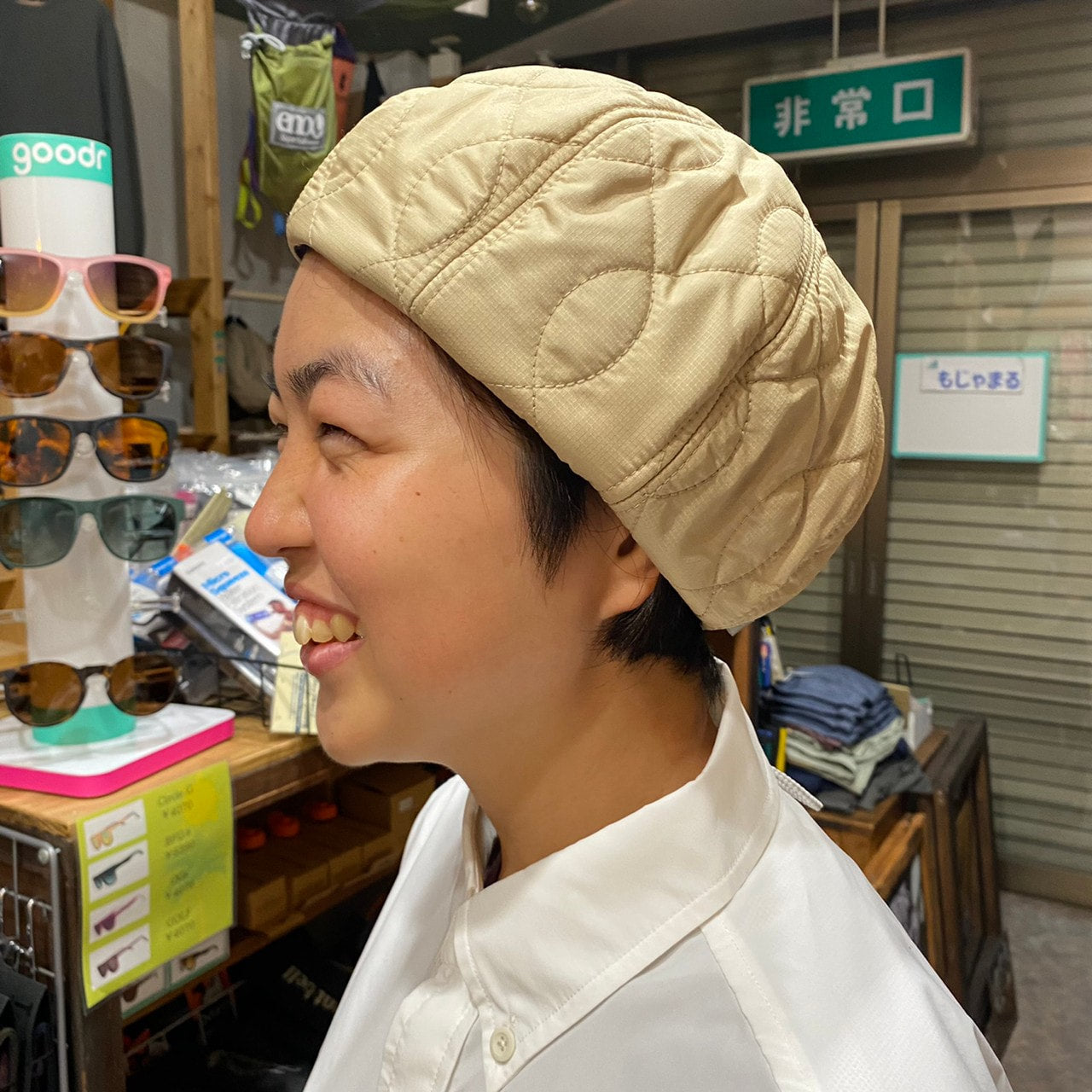 Flutter Beret(裏地フリース)【halo commodity】