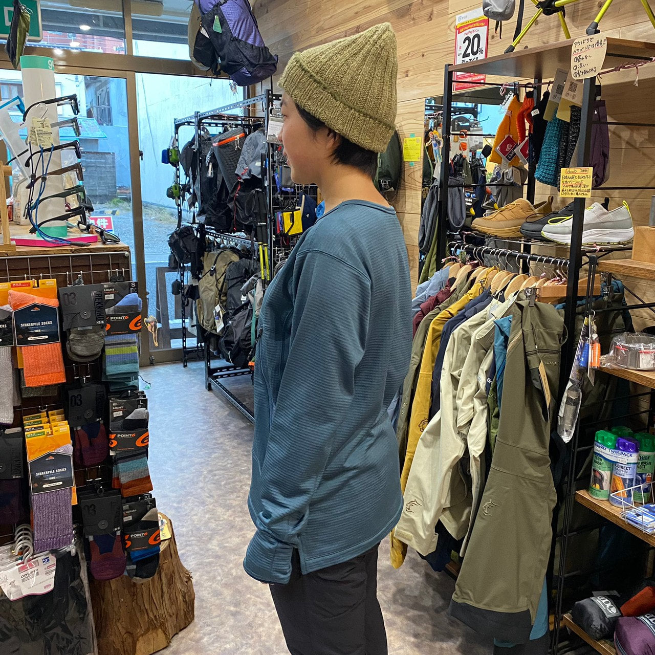 Graphene Crew Mens(薄くてあたたかいフリース/クルーネック)【Teton Bros.】