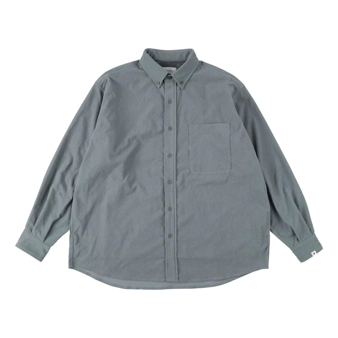 HIKE&BIKE CAVE CORDUROY BIG SHIRT【PAPEASKY】