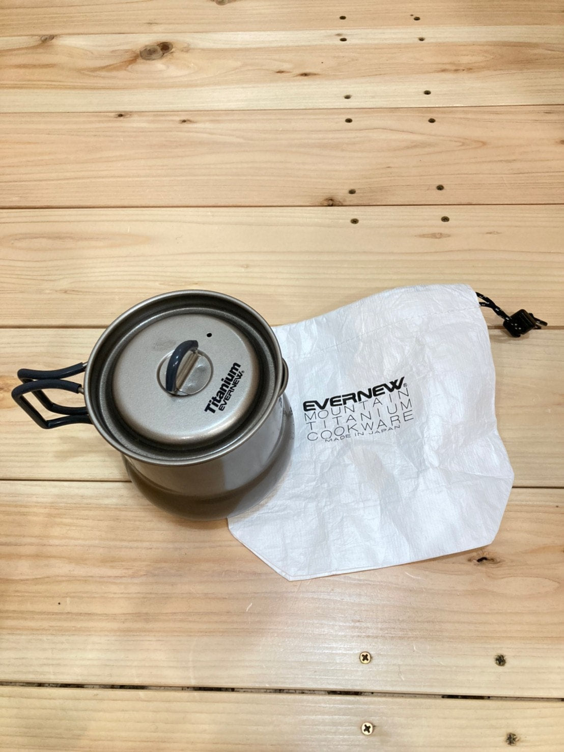 Ti Tea pot 500(チタンティーポット)【EVERNEW】