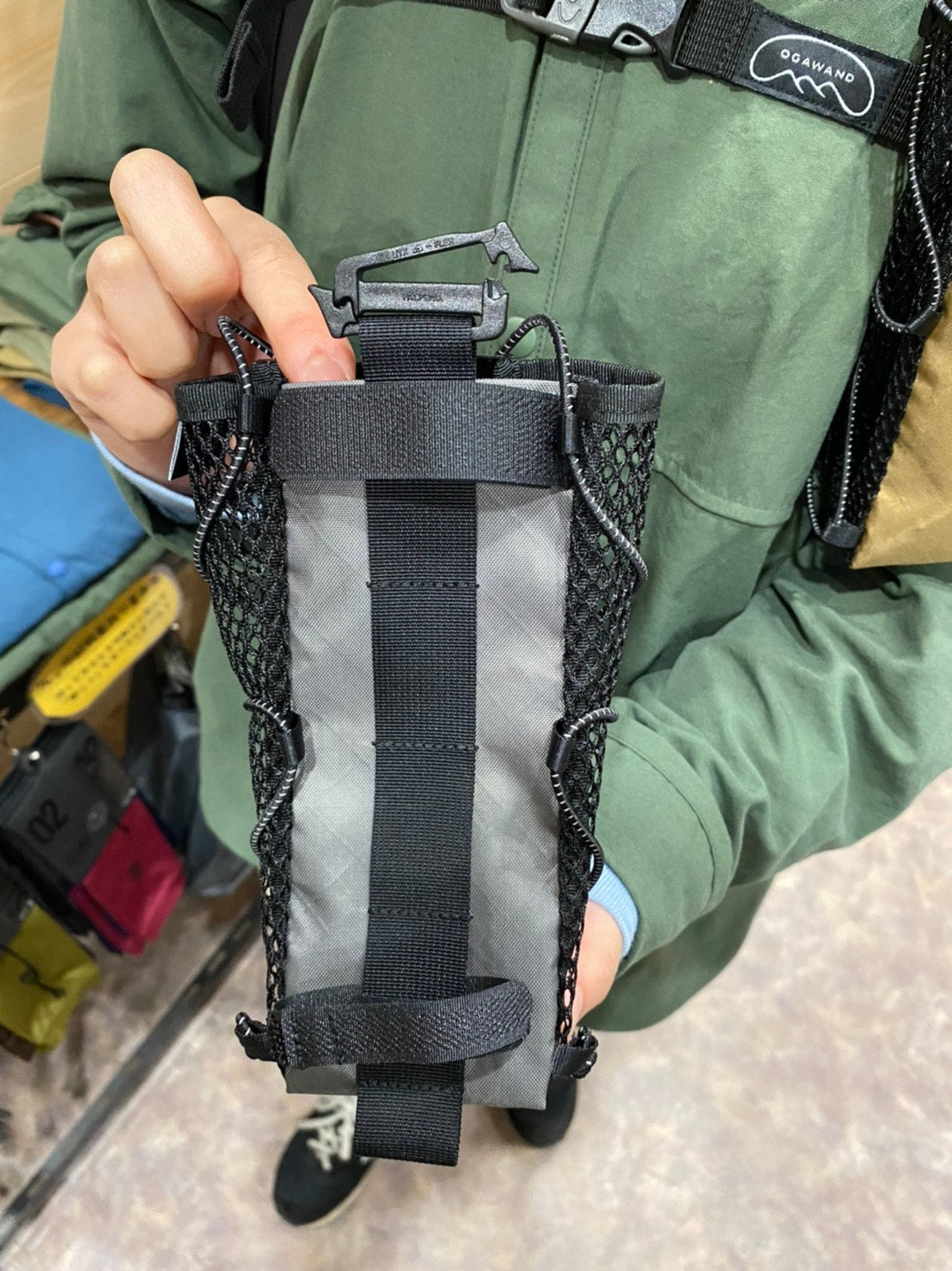 Bottle Holder(軽量メッシュのブレにくいボトルホルダー)【Shelt】