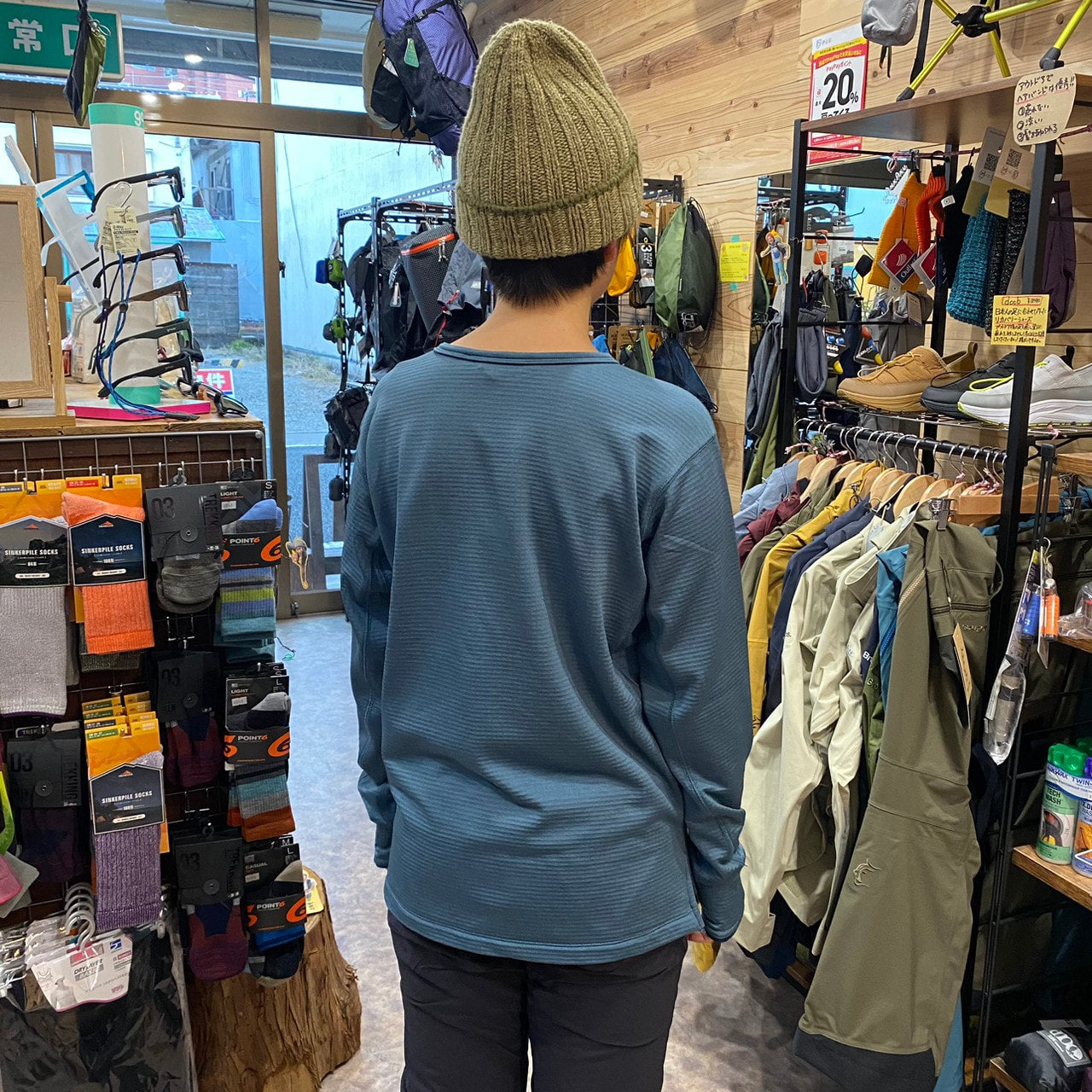 Graphene Crew Mens(薄くてあたたかいフリース/クルーネック)【Teton Bros.】