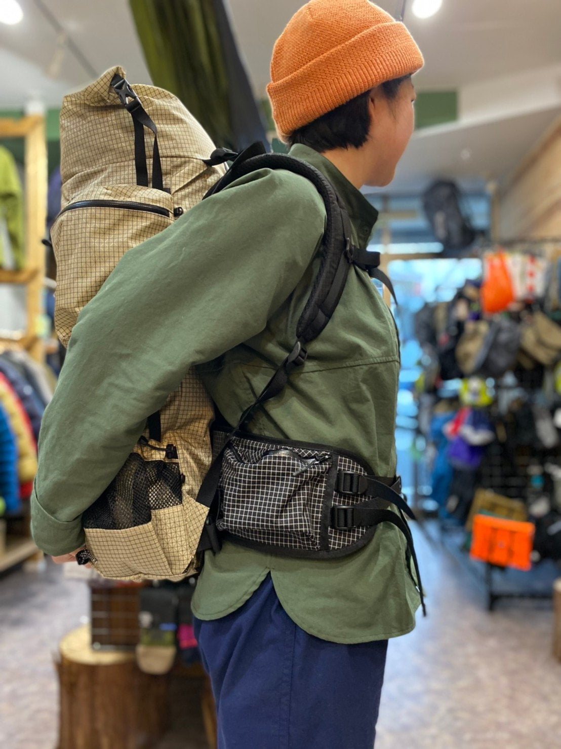 TAE BAEK 2 B-GRID ≪HIP BELT別売り≫(45L/軽量/フレームあり)【CAYL】