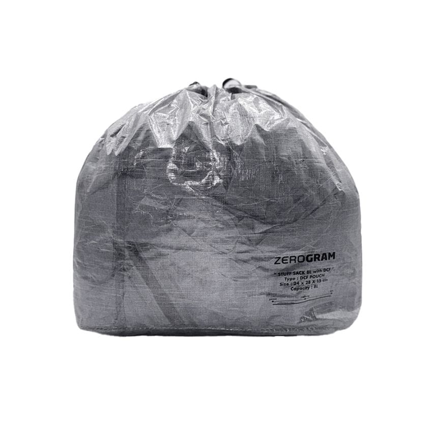 StuffSack 8L with Dyneema®（ダイニーマ素材のスタッフサック）【ZEROGRAM】
