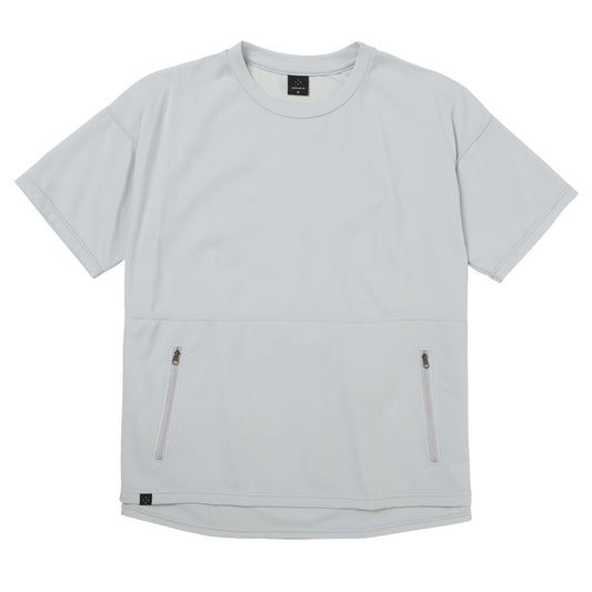 Haramaki SS Tee（汗をかくとお腹が冷えてしまう方におすすめ/腹巻付きウールT）【AXESQUIN】