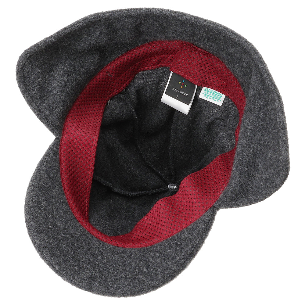 ウールトンガリキャップ（耳当て付きのウール帽）【AXESQUIN】