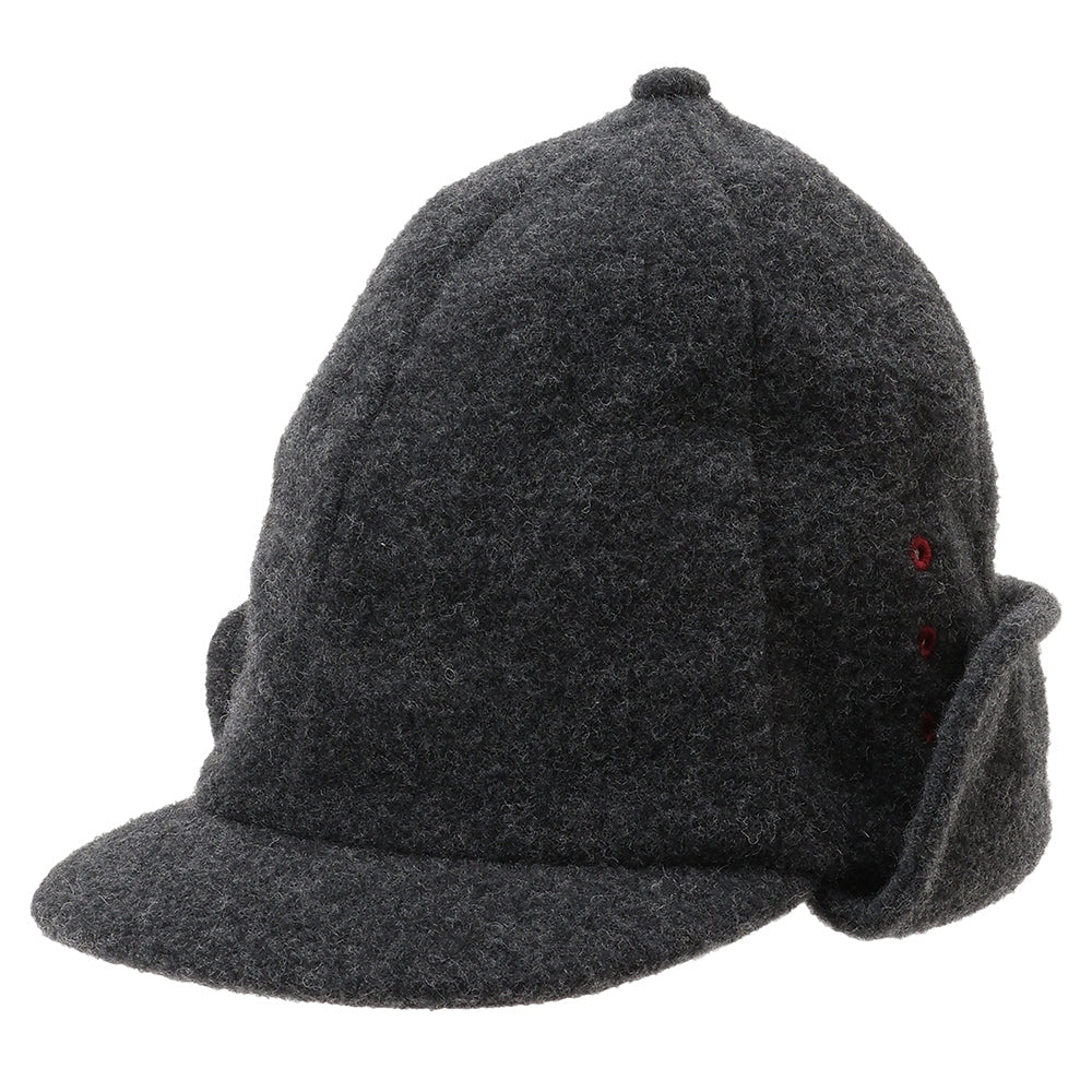 ウールトンガリキャップ（耳当て付きのウール帽）【AXESQUIN】