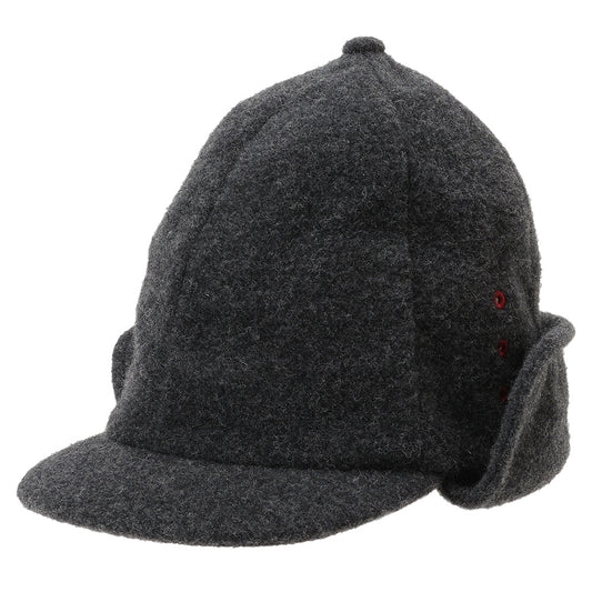 ウールトンガリキャップ（耳当て付きのウール帽）【AXESQUIN】