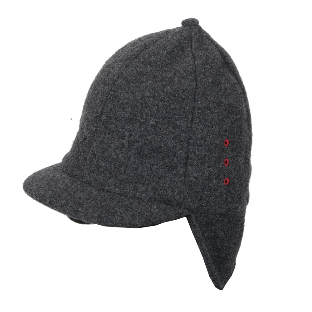 ウールトンガリキャップ（耳当て付きのウール帽）【AXESQUIN】