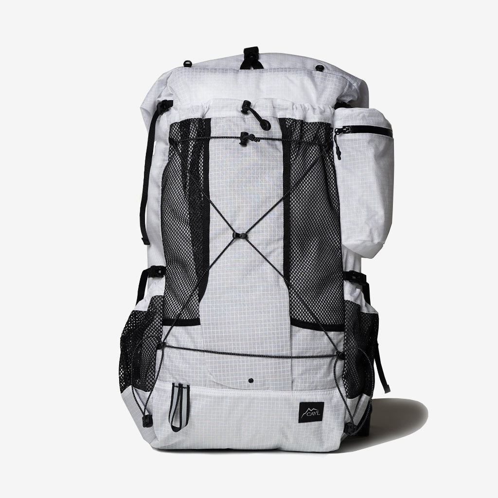 TAE BAEK 2 GRID ≪HIP BELT別売り≫（45L/軽量/フレームあり）【CAYL】 - WHITE / SM