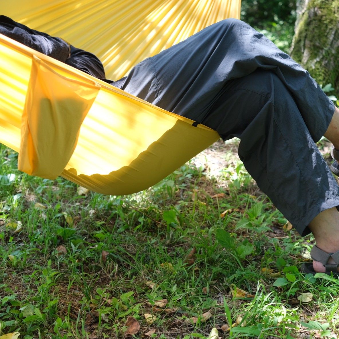 ゲッカビジン 二重織り（シノギングに適した極上な寝心地のハンモック