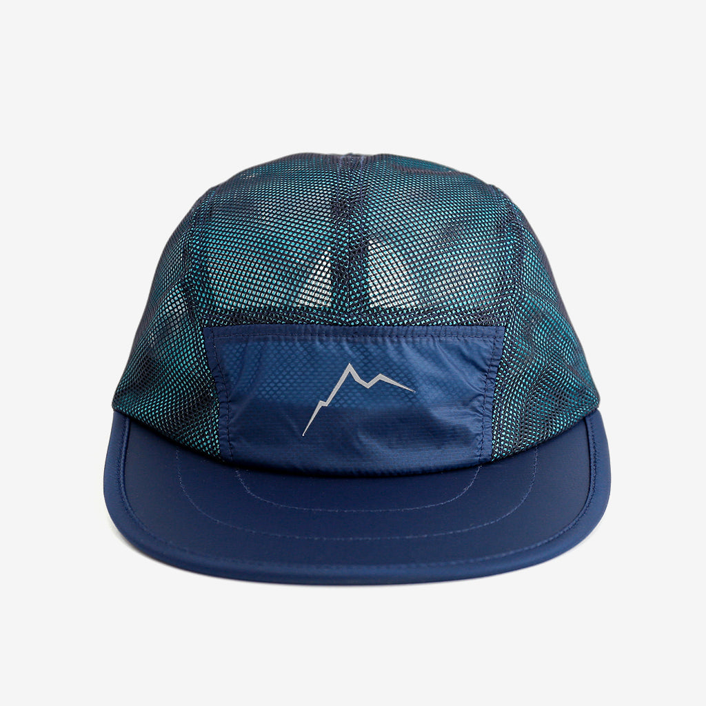 Double Mesh Feather Cap（マーブル模様のメッシュキャップ