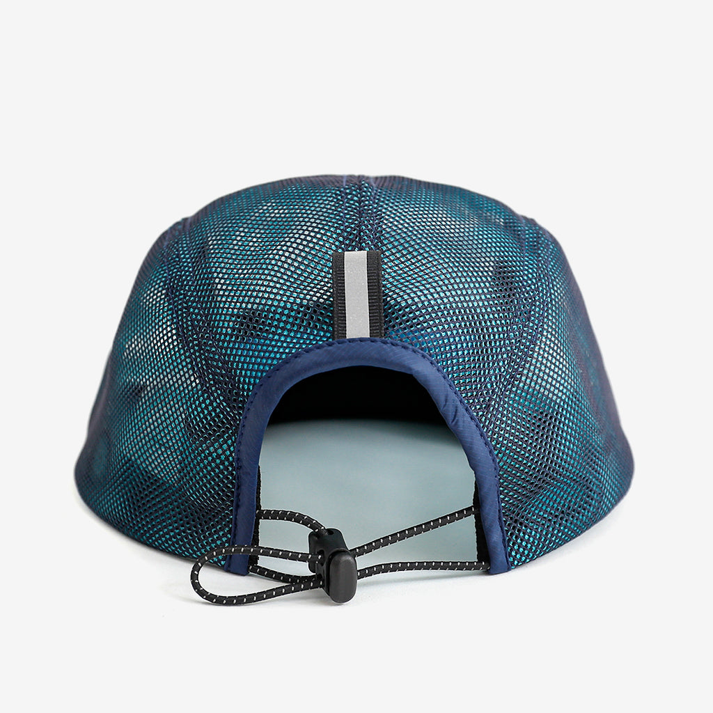 Double Mesh Feather Cap（マーブル模様のメッシュキャップ