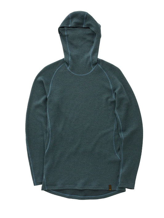 MOB Wool Hoody（厳冬期の汗冷えを防ぐウール混のベースレイヤー）【Teton Bros.】