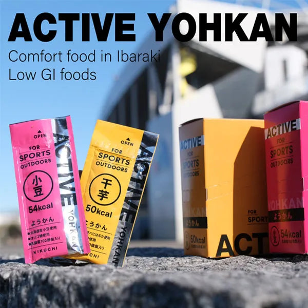ACTIVE YOHKAN（アウトドアで便利な携帯間食用羊羹）【KIKUCHI】