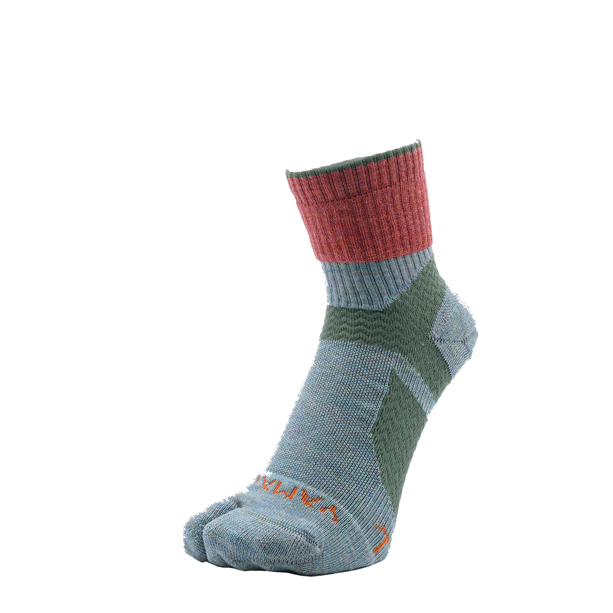 Hikers Arch Socks TABI QUARTER（足袋型のメリノウールソックス