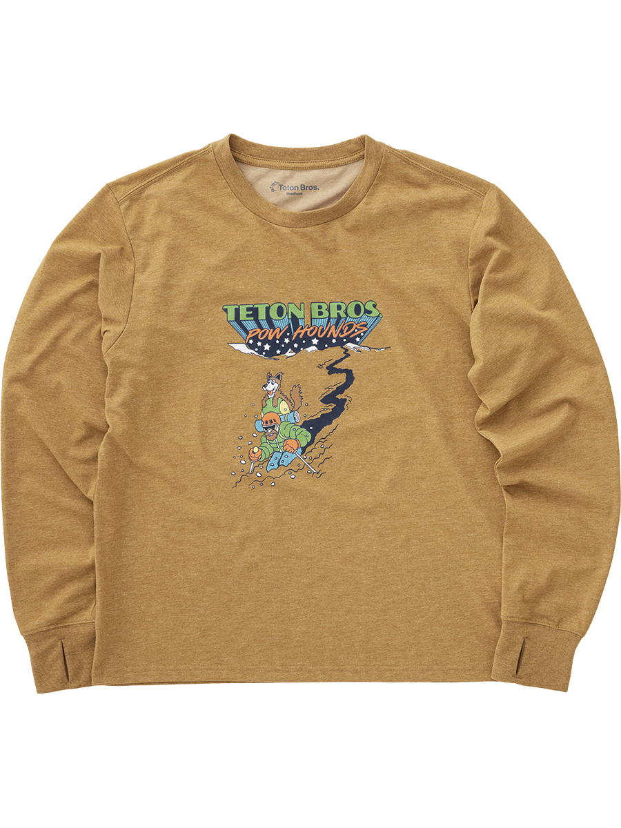 TB Pow Hounds L/S Tee Men’s【Teton Bros.】