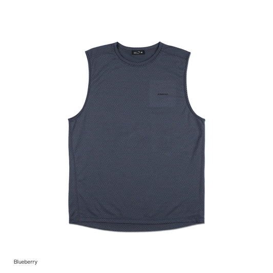 ADJUST SLEEVELESS SHIRTS（化繊×天然繊維／超速乾スリーブレスシャツ）【STATIC】