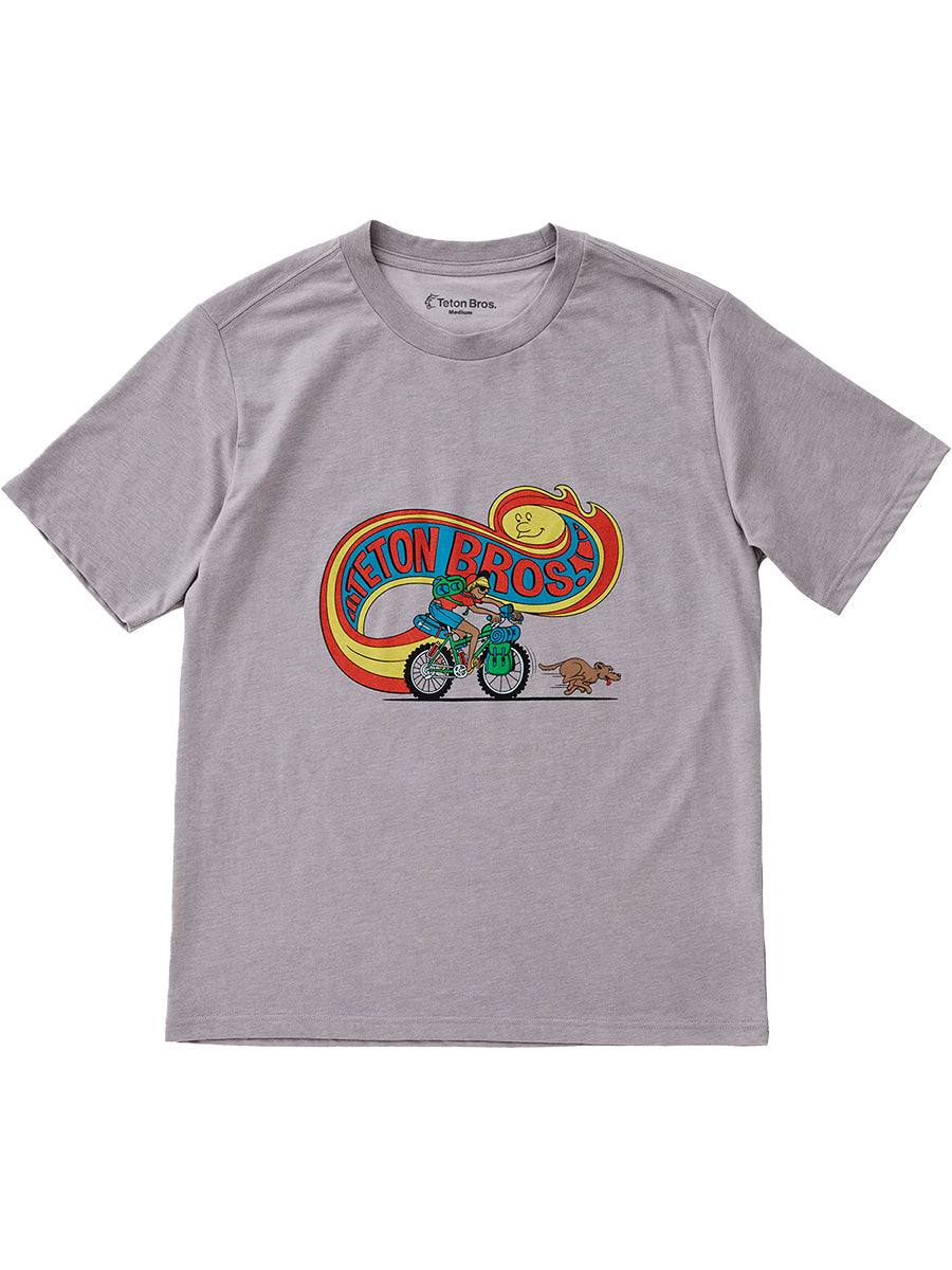 Bike Packing Tee Men's(ポリエステル素材/防臭抗菌/UPF30)【Teton