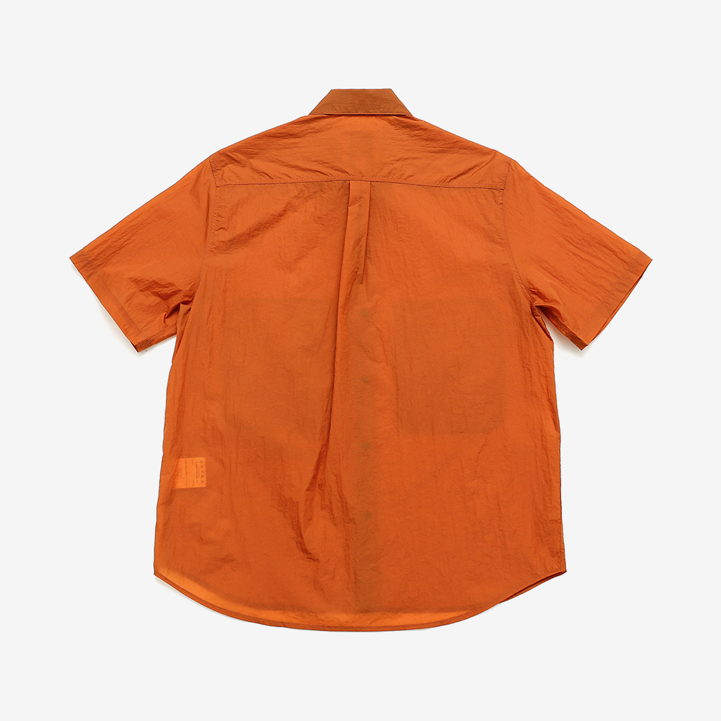 Nylon Short Sleeve Hiker Shirts（ワッシャー加工による自然なシワが特徴的な半袖シャツ）【CAYL】