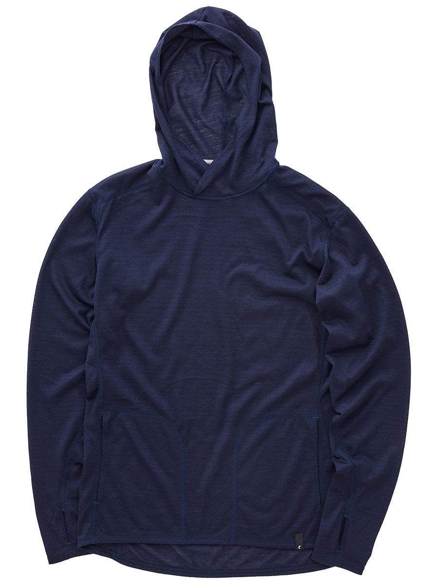 Axio Lite Hoody Mens（ウールとポリエステルで防臭・速乾/極薄手で暑くない）【Teton Bros.】