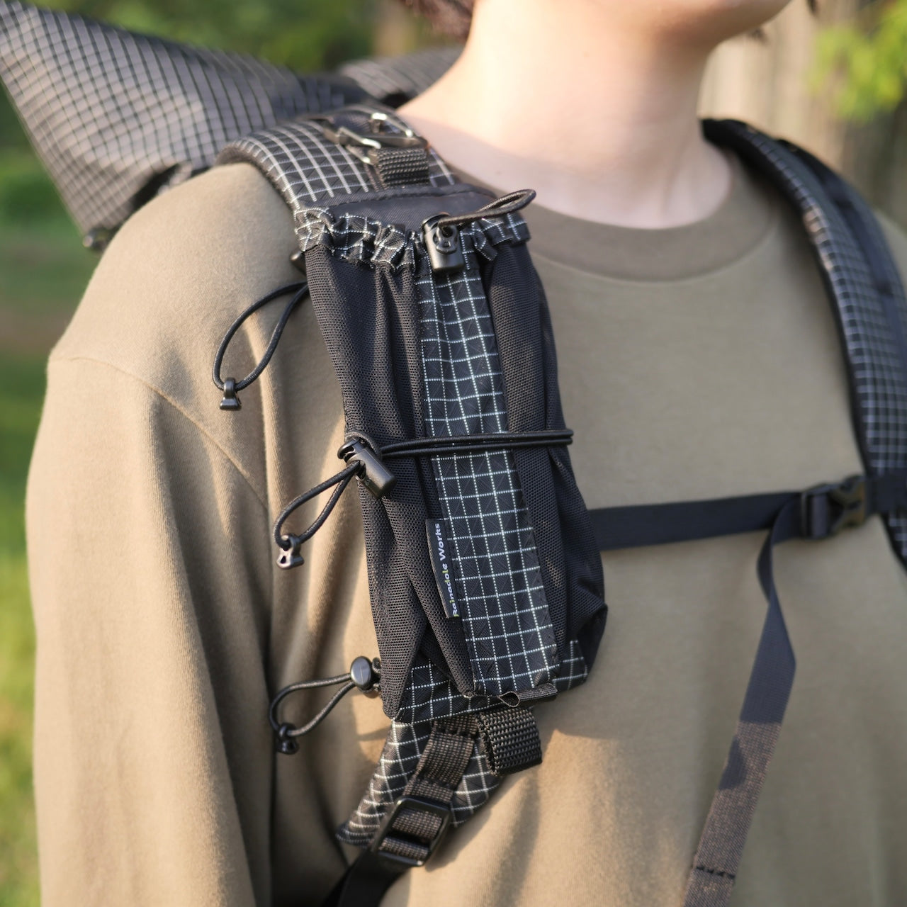 Moss "multh" holder（ボトルホルダー/スマホホルダー/衣類と擦れにくい）【Rainadole Works】