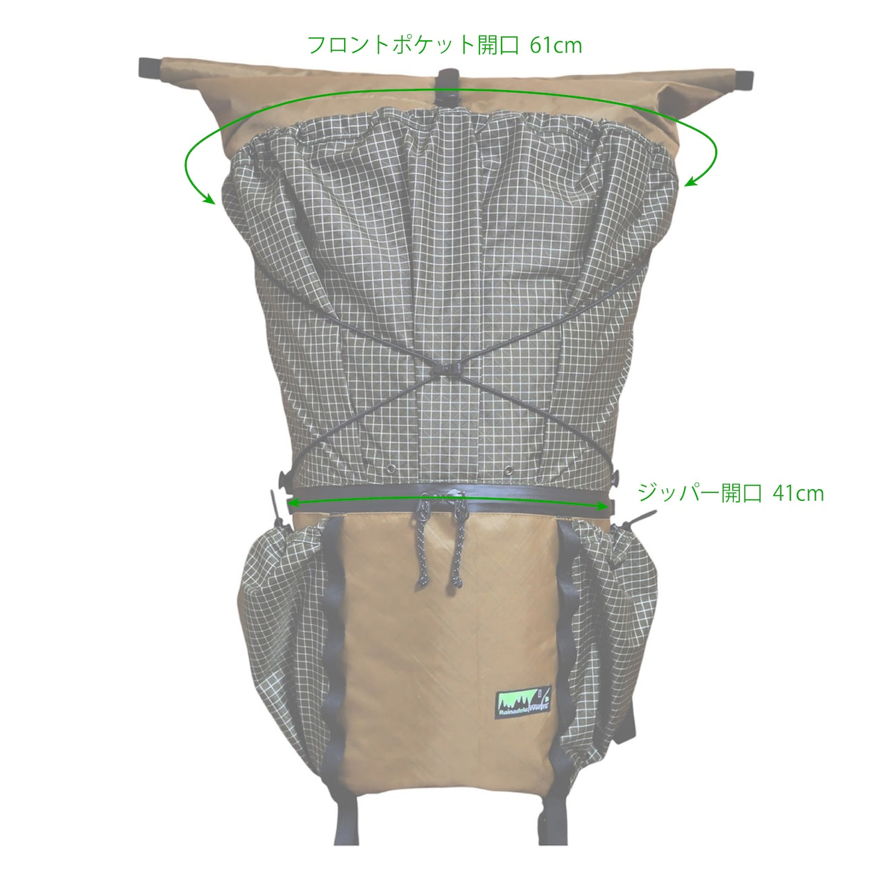 Sulcaria 32L（ちょっと走れるフィット感/日帰り登山/山小屋泊/ファストパッキング）【Rainadole Works】