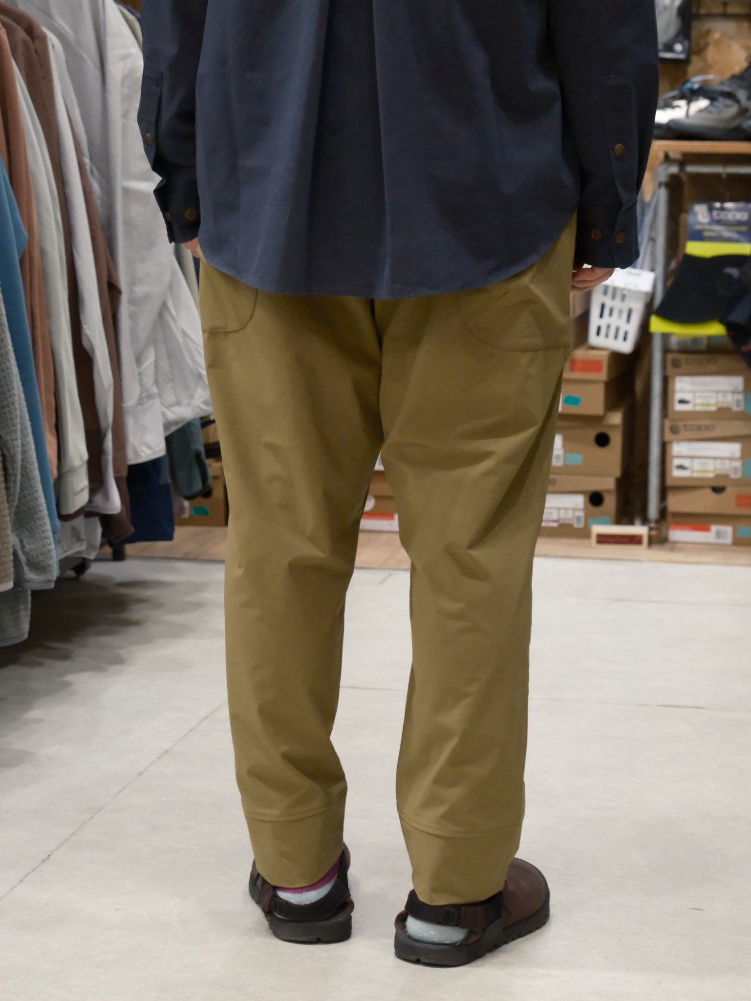 EG ウールフラノ ファティーグパンツ 32 裾ダブル仕上げ USA製 EG ウールフラノ ファティーグパンツ 32 裾ダブル仕上げ USA製 【公式