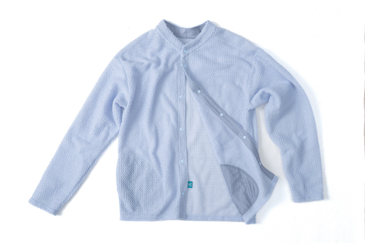 Double Side Cardigan（前後2WAY／背中だけ開放できる/アルファのカーディガン）【ULSUS】